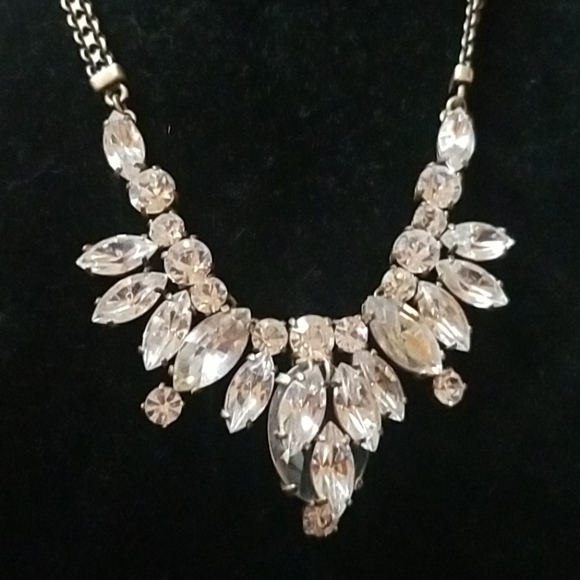 J. Crew Rhinestone Necklace - Picture 2 of 4